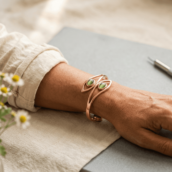 Opal Copper Bracelet
