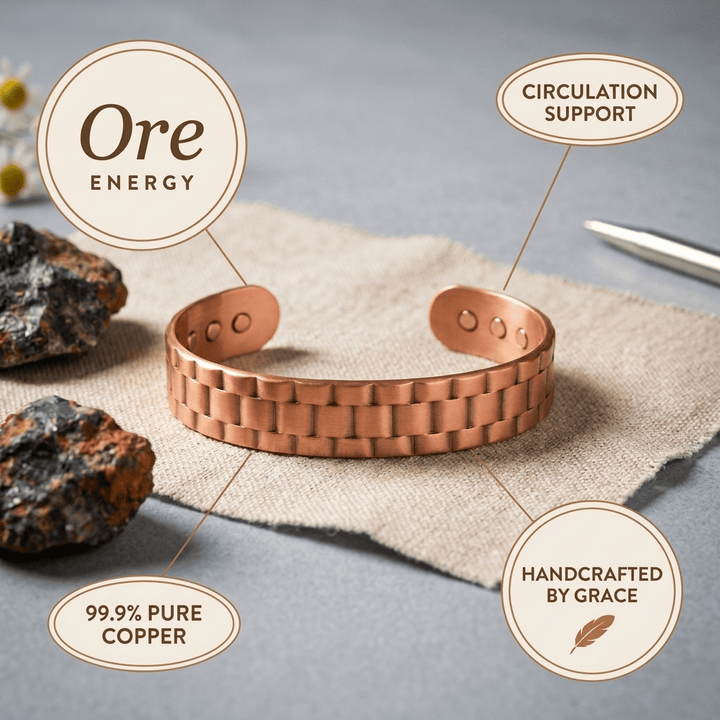 Ore Men's Copper Bracelet
