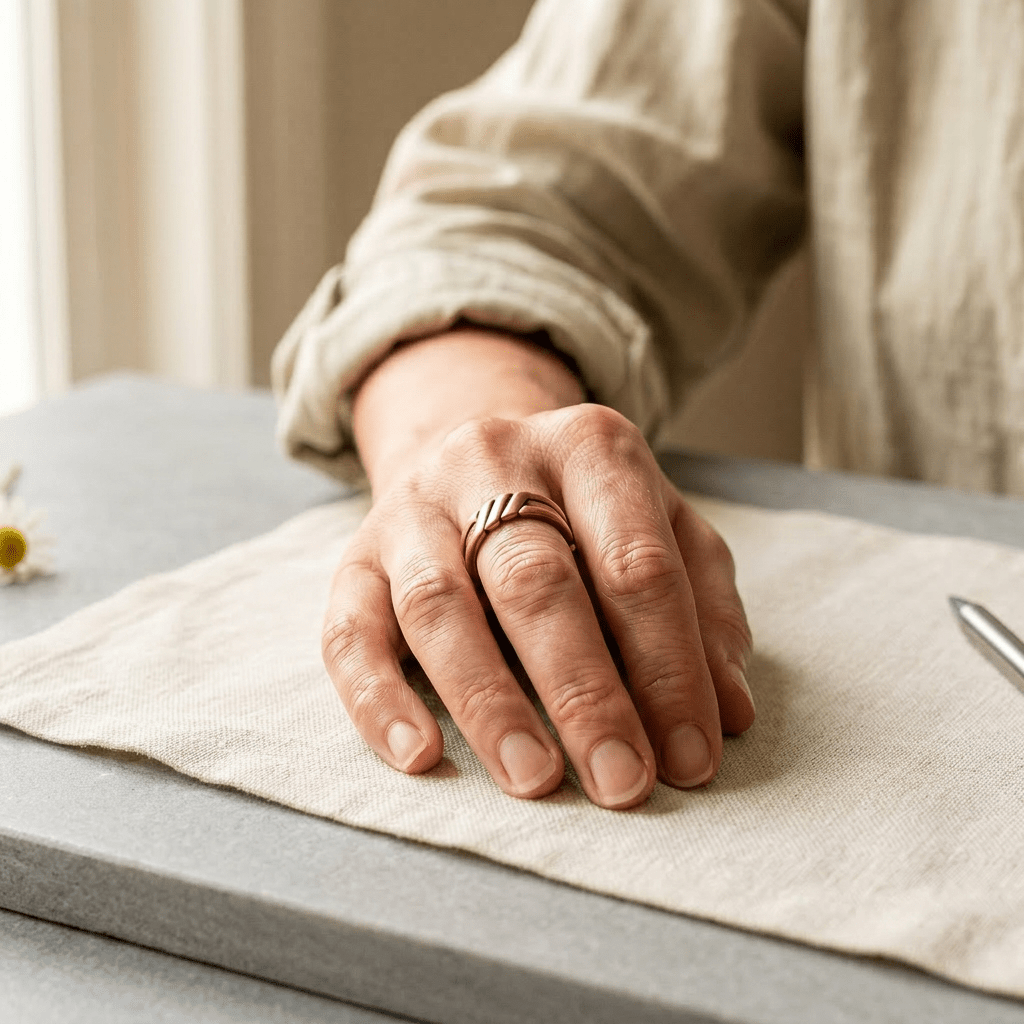 Grace's Peat Copper Ring
