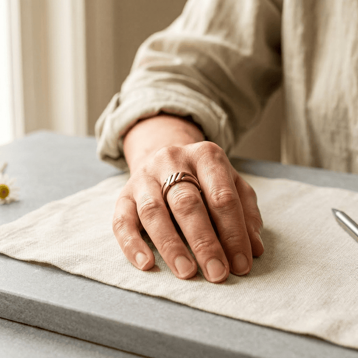 Grace's Peat Copper Ring