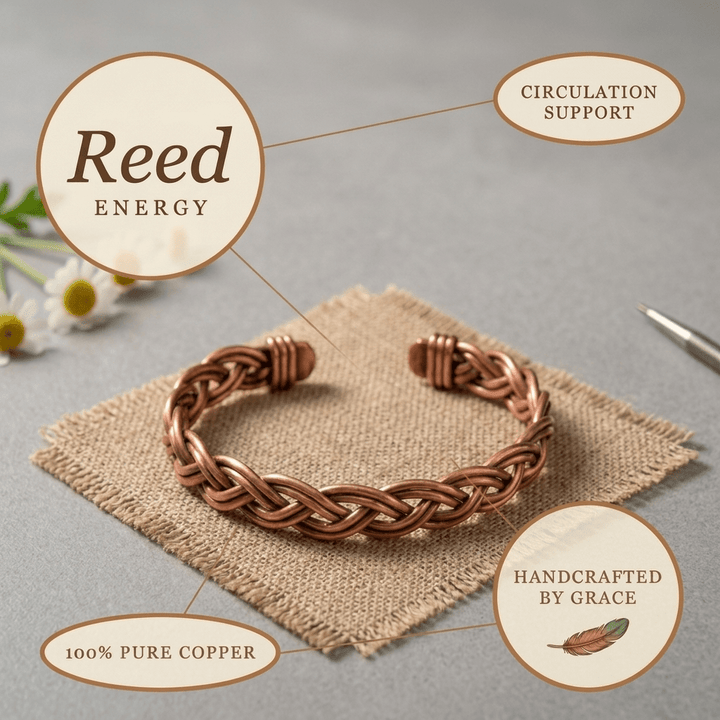 Reed Copper Anklet