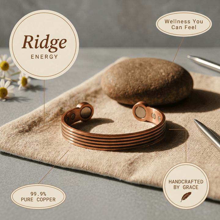 Ridge Copper Bracelet