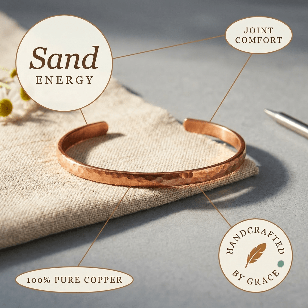 Sand Copper Anklet