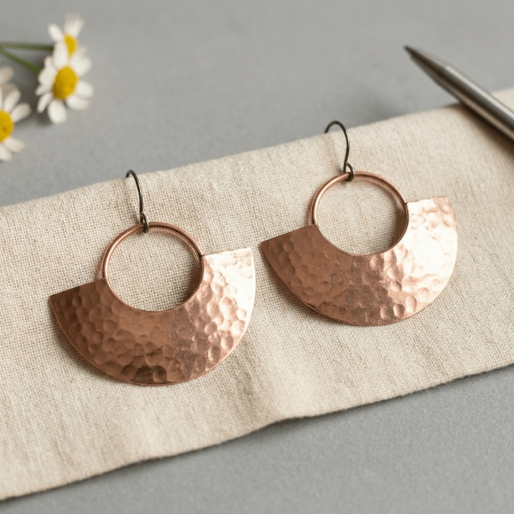 Grace's Sol Copper Earrings