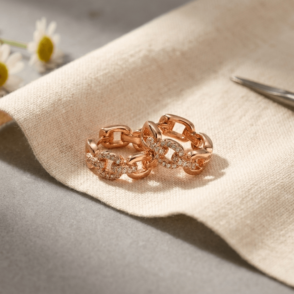 Tor Copper Earrings