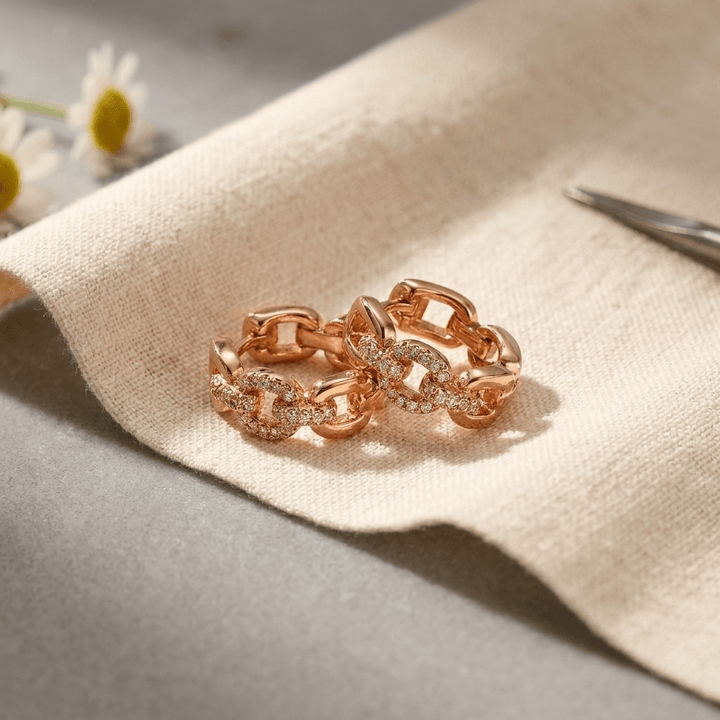 Tor Copper Earrings