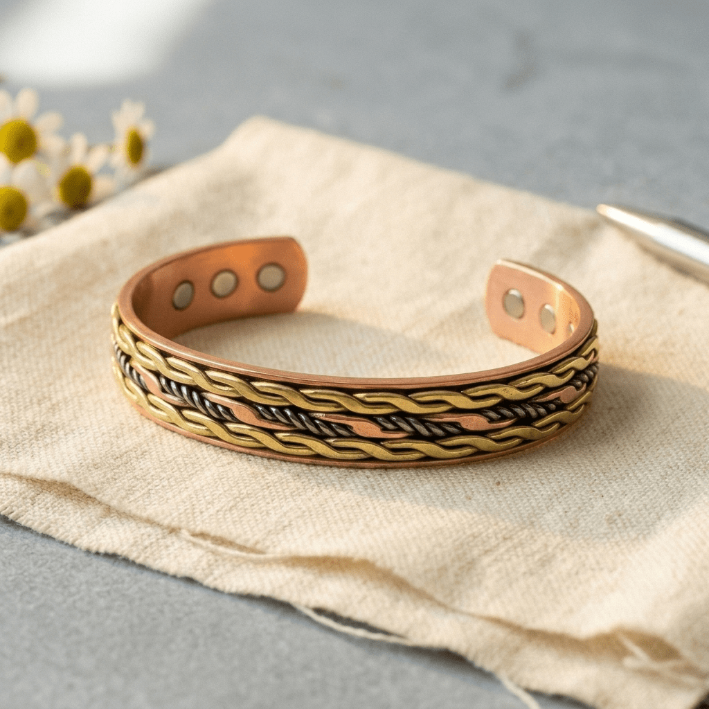 Weave Copper Bracelet