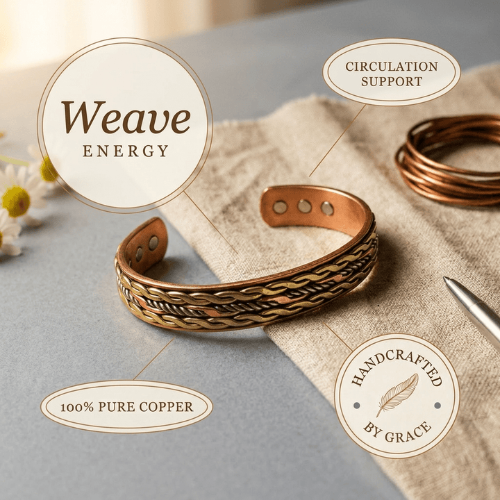 Weave Copper Bracelet