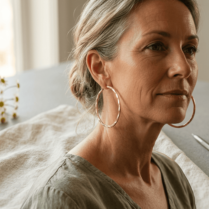 Grace's Willow Copper Earrings