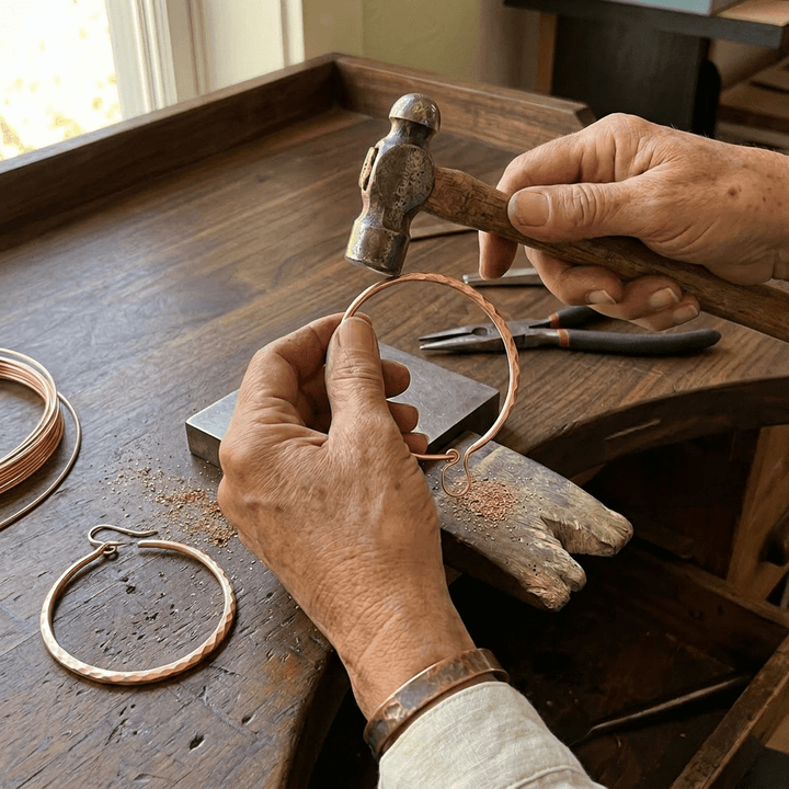 Grace's Willow Copper Earrings