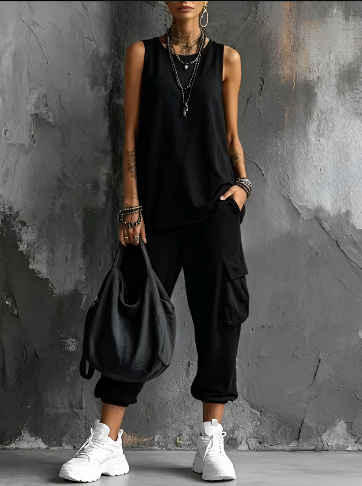 Sloane | Sleeveless Two-Piece Set
