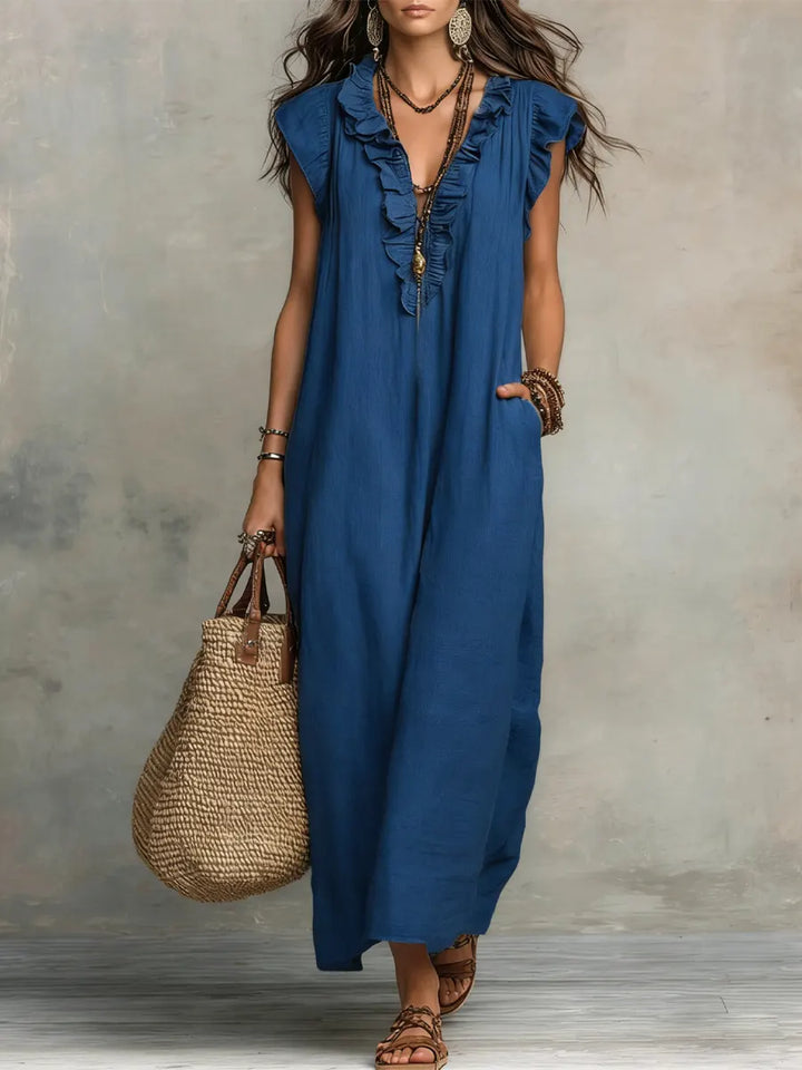 Mabel | Ruffled Maxi Dress