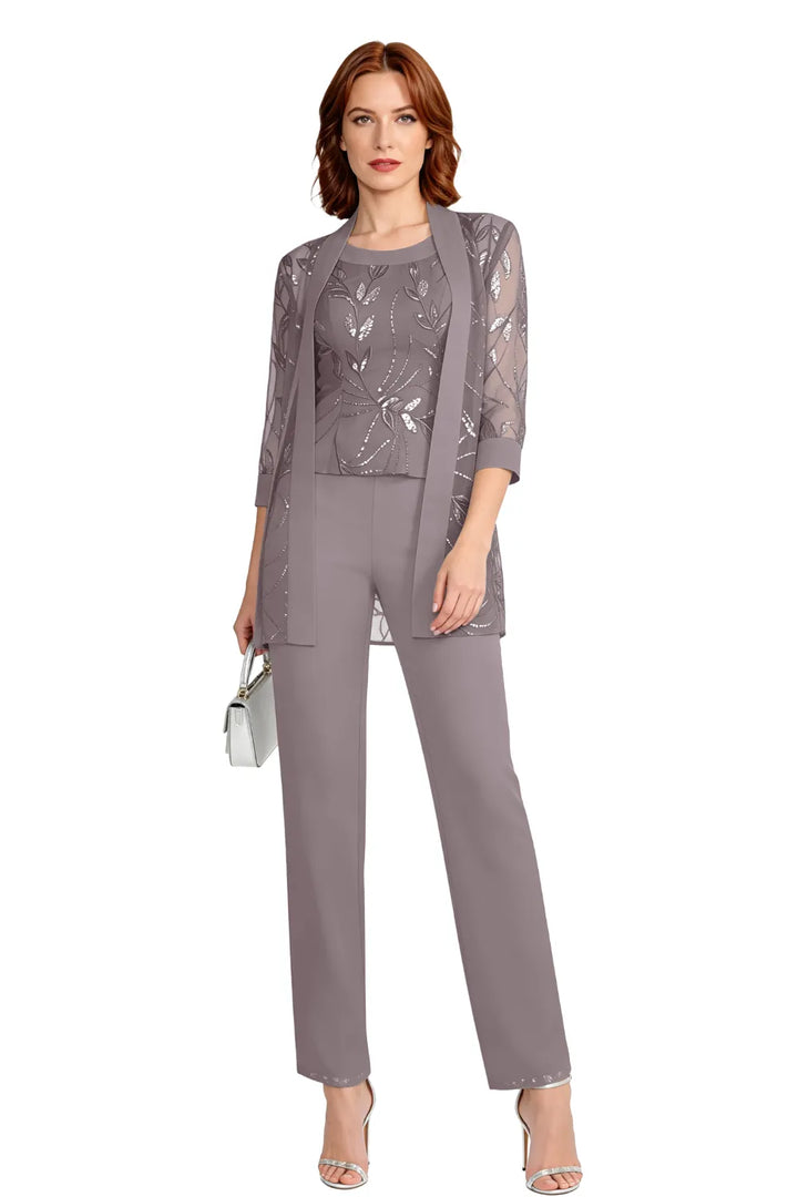 Formal Chiffon Pant Suit for Mother of the Bride