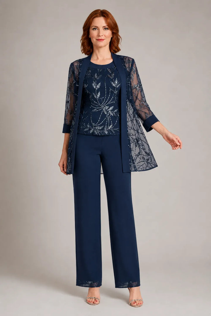 Formal Chiffon Pant Suit for Mother of the Bride