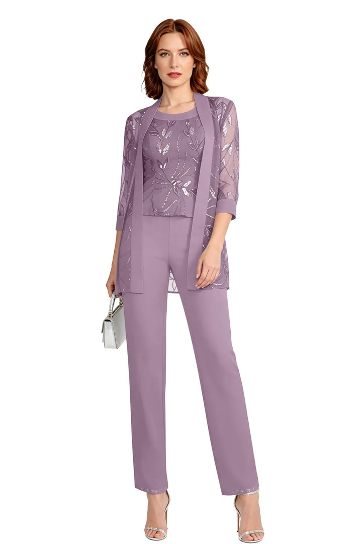 Formal Chiffon Pant Suit for Mother of the Bride